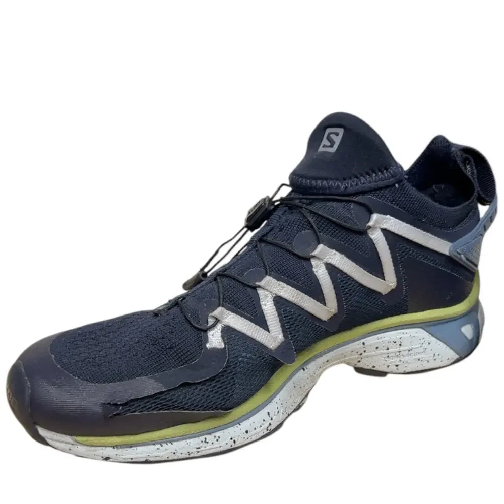 Salomon ACS Trail Running Shoes Men’s 11 Women’s 12 Navy Blue Gorpcore Outdoor